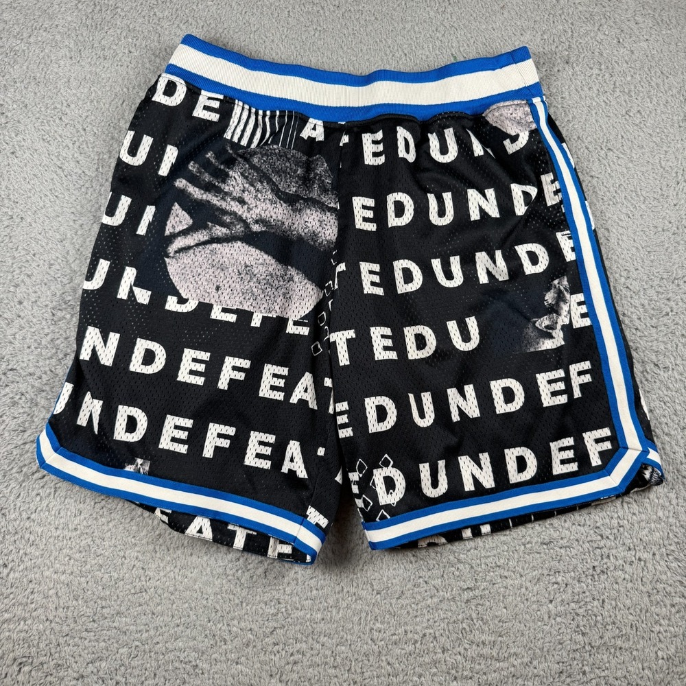 UNDFTD Shorts Mesh Mens Medium Black Baggy Gym Basketball Skater Undefeated‎
